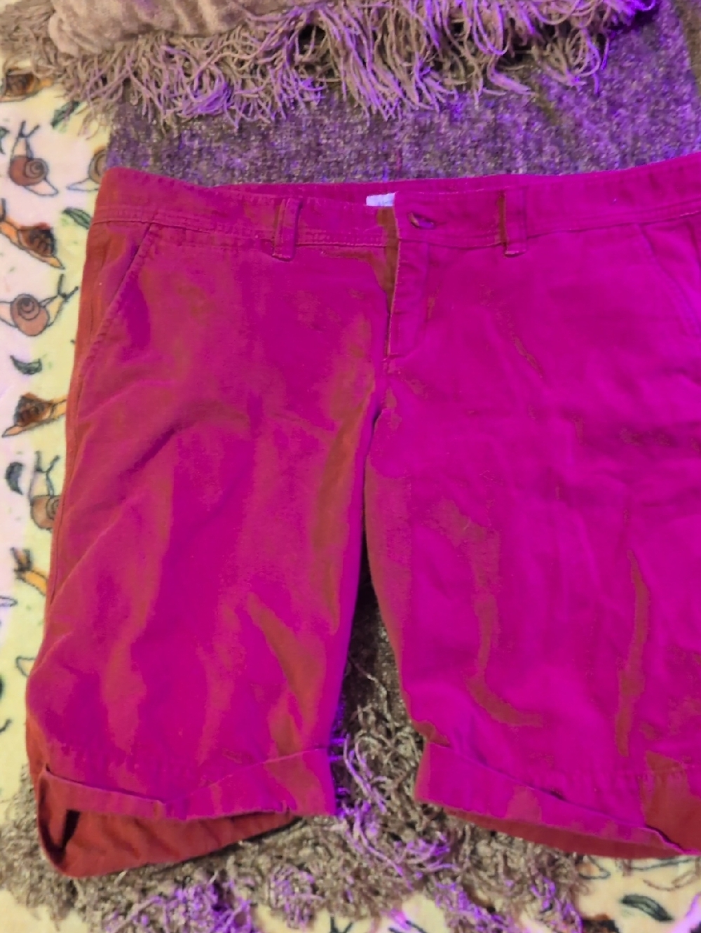 Women's Pink Casual Shorts